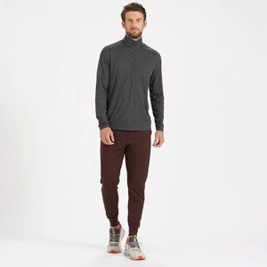 Vuori Sunday Performance Jogger Pants - Men's (Medium Oxblood)